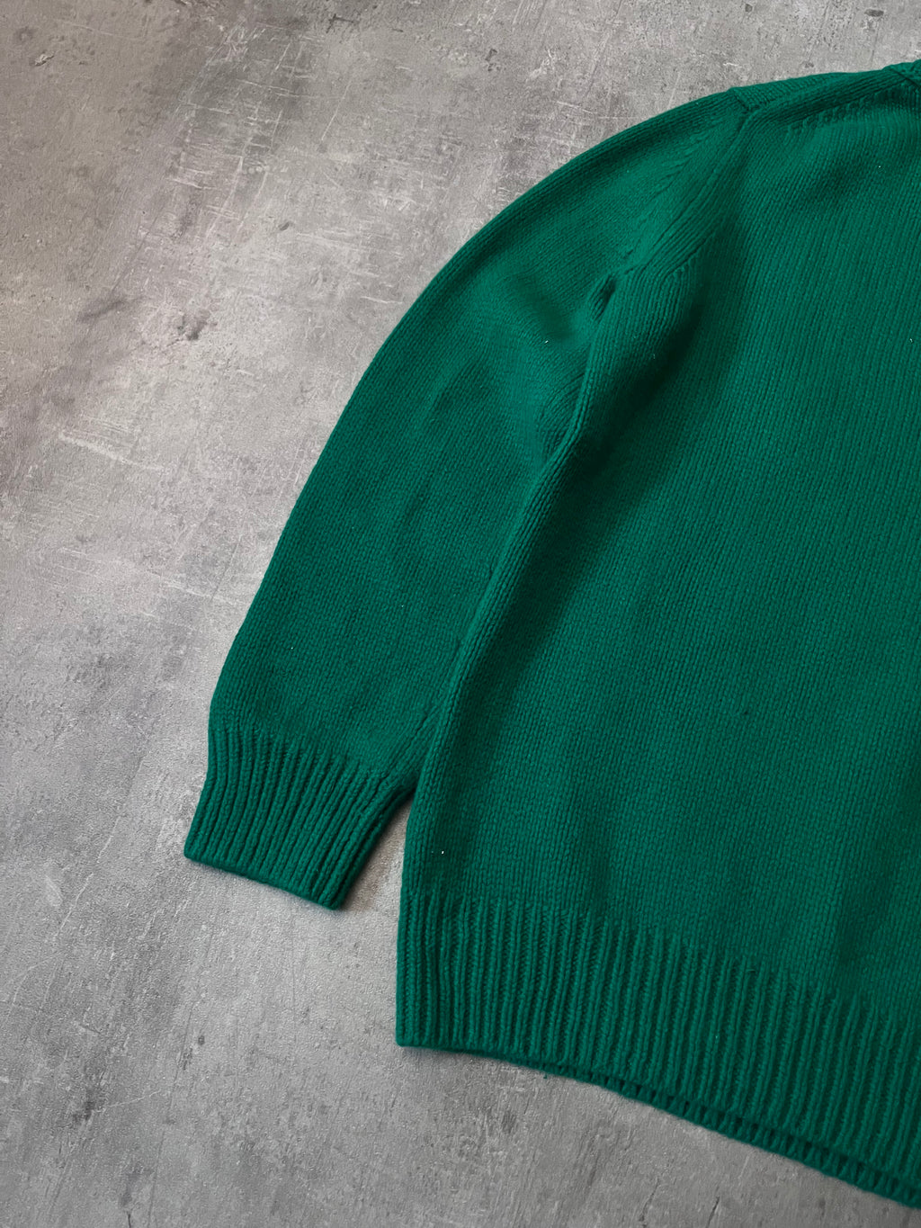 F/W 2020 Helmut Lang Graphic Print Wool Sweater Green Men - L