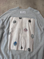 S/S 2023 Raf Simons x Philippe Vandenberg Patch Wool Sweater Baby Blue Men - L