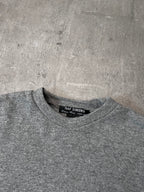 F/W 1999/00 Raf Simons Embroidered R Wool T-shirt Grey Men - M