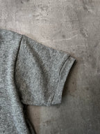 F/W 1999/00 Raf Simons Embroidered R Wool T-shirt Grey Men - M