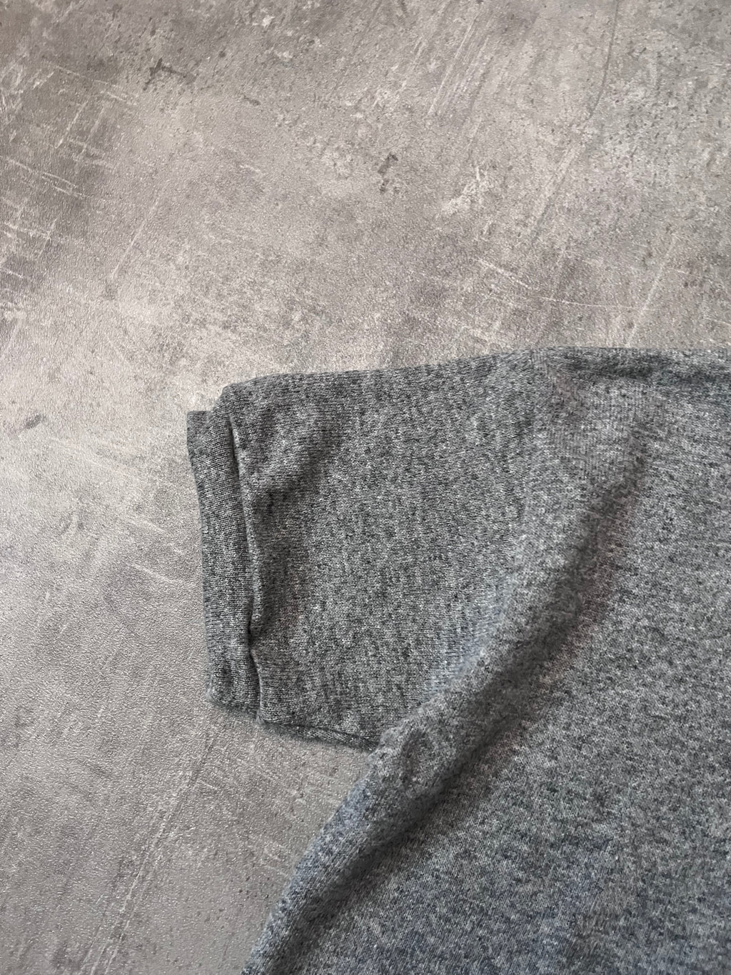 F/W 1999/00 Raf Simons Embroidered R Wool T-shirt Grey Men - M