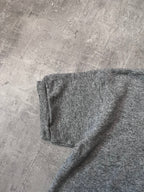 F/W 1999/00 Raf Simons Embroidered R Wool T-shirt Grey Men - M