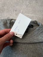 F/W 1999/00 Raf Simons Embroidered R Wool T-shirt Grey Men - M
