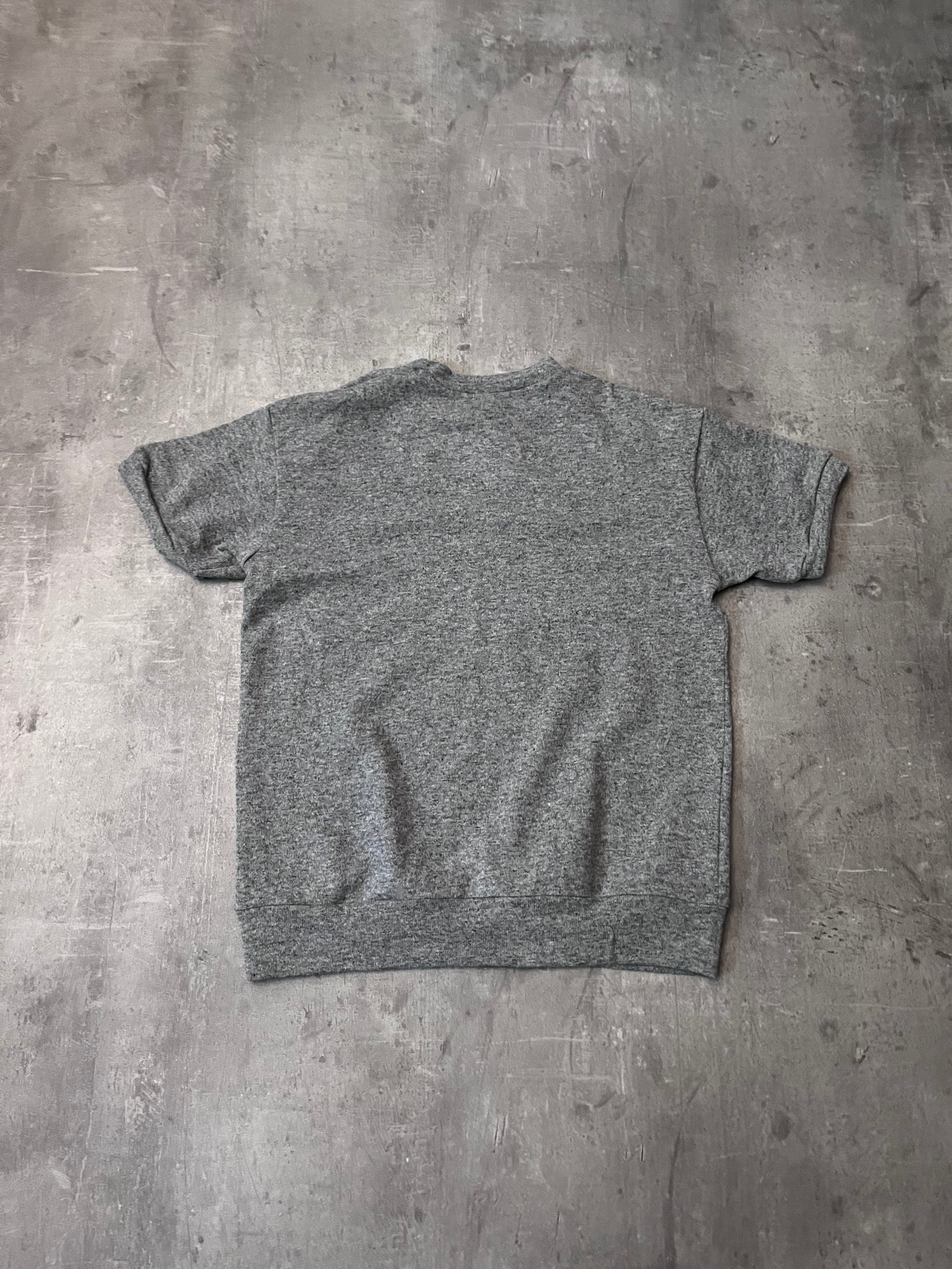 F/W 1999/00 Raf Simons Embroidered R Wool T-shirt Grey Men - M