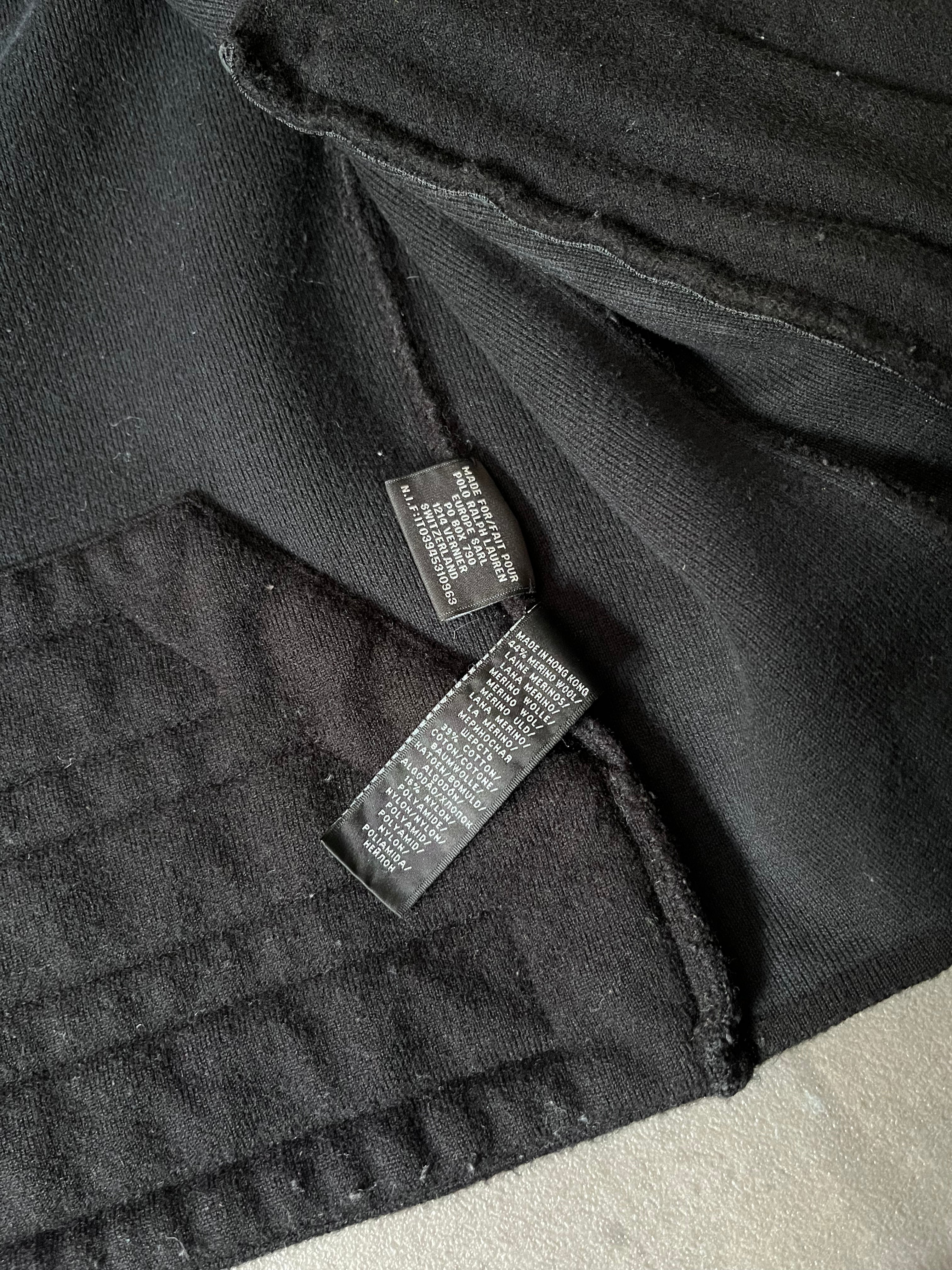 Ralph Lauren Black Label Audio Sweater Black Men - S