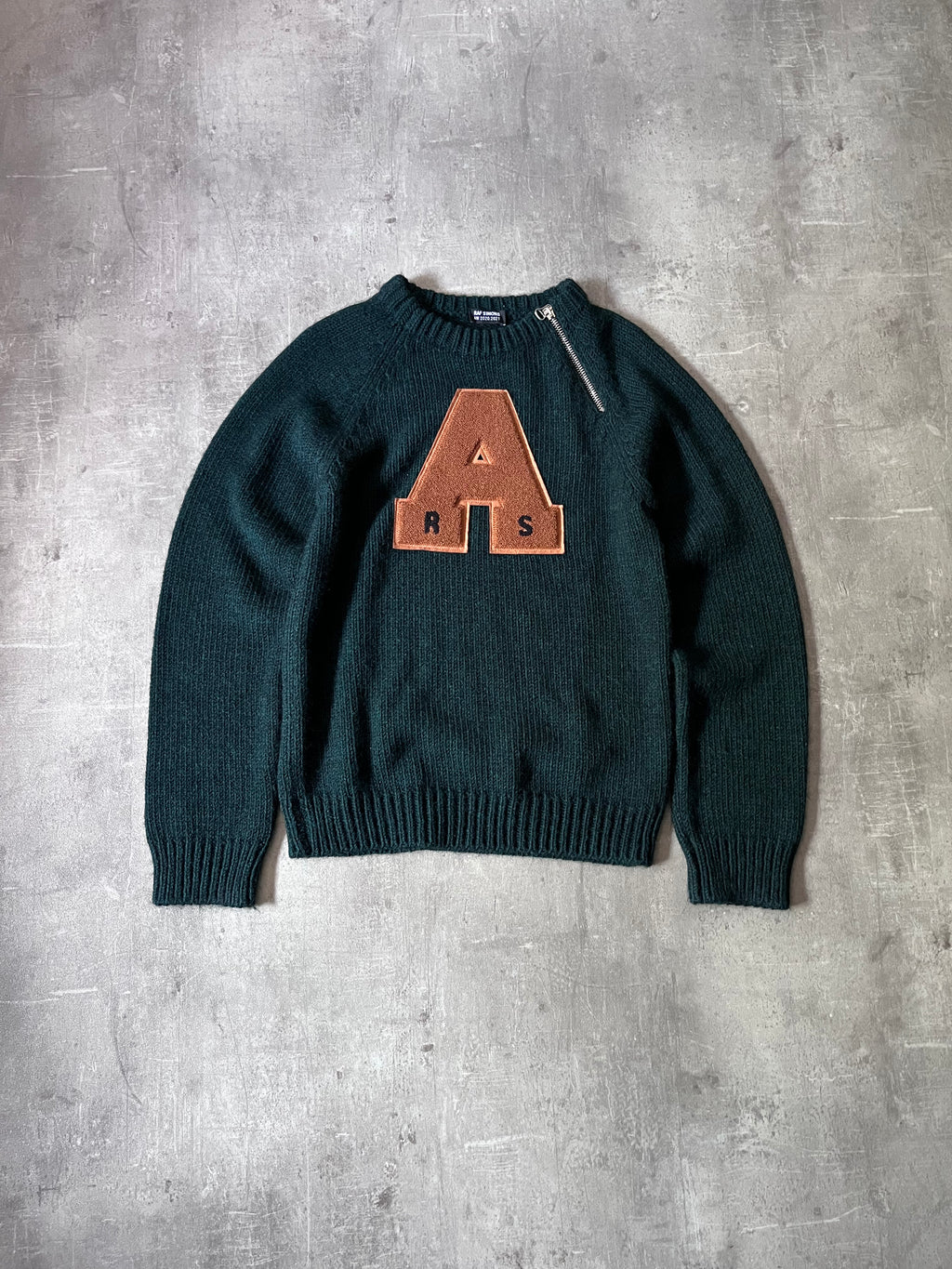 F/W 2020/21 Raf Simons Letter "A" Patch Sweater Men - S