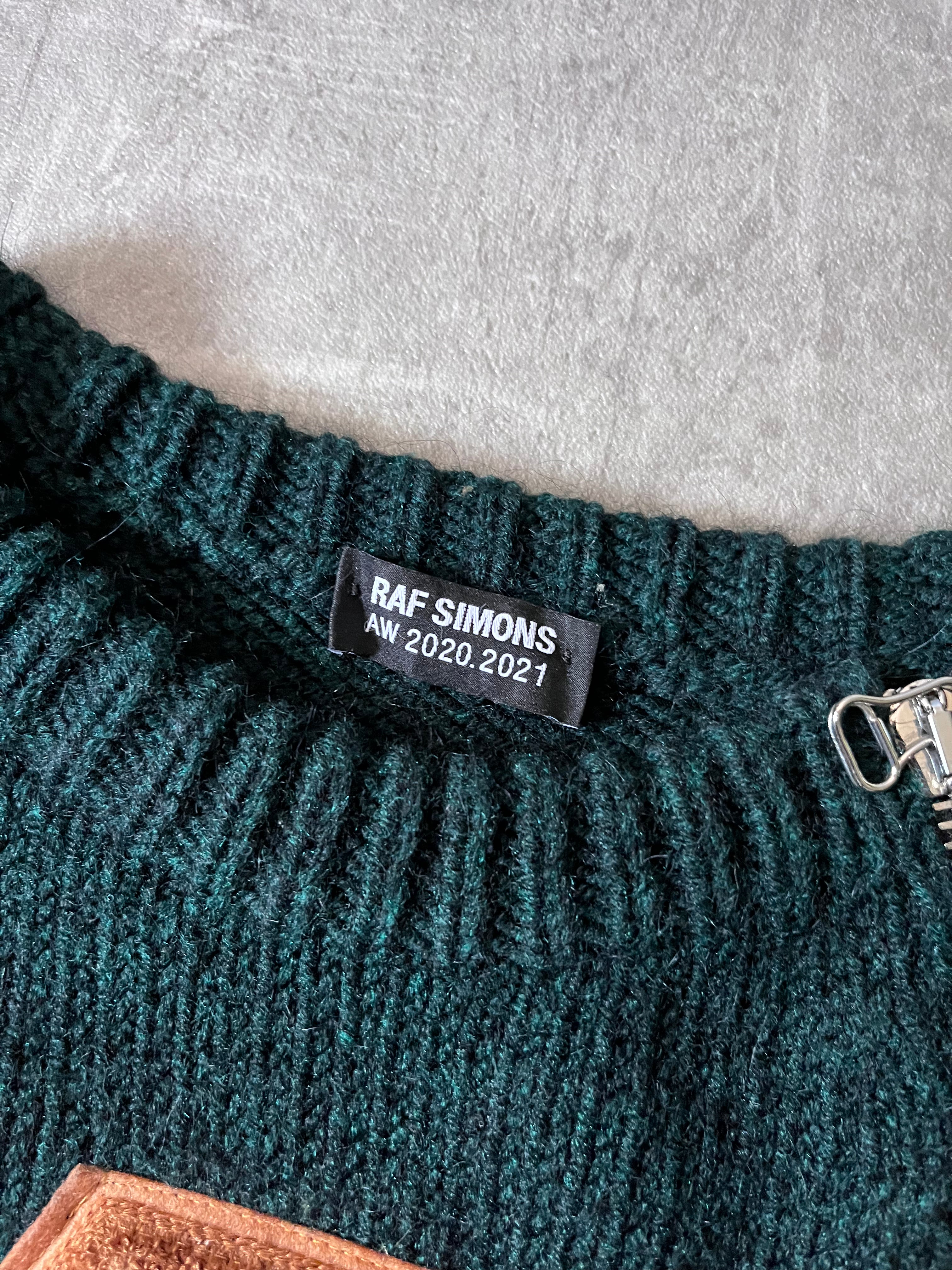 F/W 2020/21 Raf Simons Letter "A" Patch Sweater Men - S
