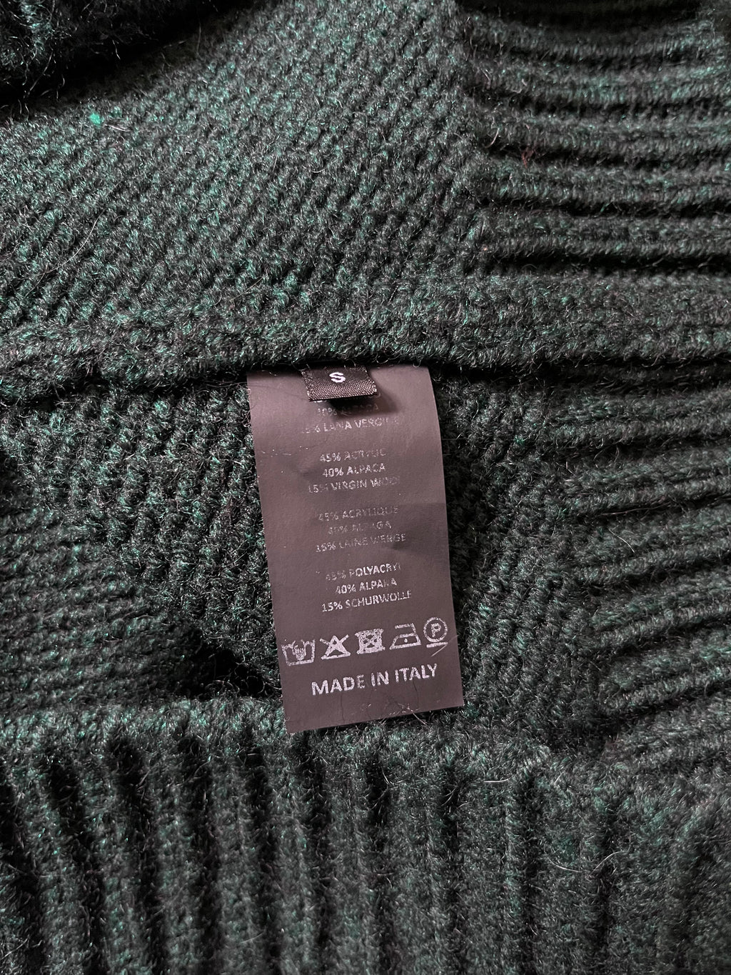 F/W 2020/21 Raf Simons Letter "A" Patch Sweater Men - S