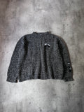 F/W 2020/21 Raf Simons Oversize Patchwork Wool Sweater Grey Men - S