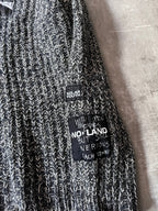 F/W 2020/21 Raf Simons Oversize Patchwork Wool Sweater Grey Men - S
