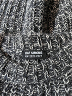 F/W 2020/21 Raf Simons Oversize Patchwork Wool Sweater Grey Men - S