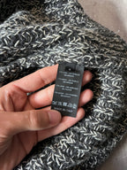 F/W 2020/21 Raf Simons Oversize Patchwork Wool Sweater Grey Men - S
