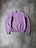 Helmut Lang Seamed Wool Sweater Liliac Men - S