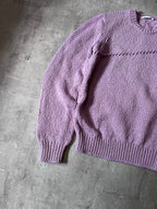 Helmut Lang Seamed Wool Sweater Liliac Men - S