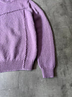 Helmut Lang Seamed Wool Sweater Liliac Men - S