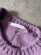 Helmut Lang Seamed Wool Sweater Liliac Men - S