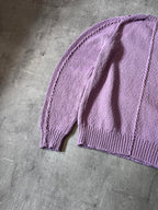 Helmut Lang Seamed Wool Sweater Liliac Men - S