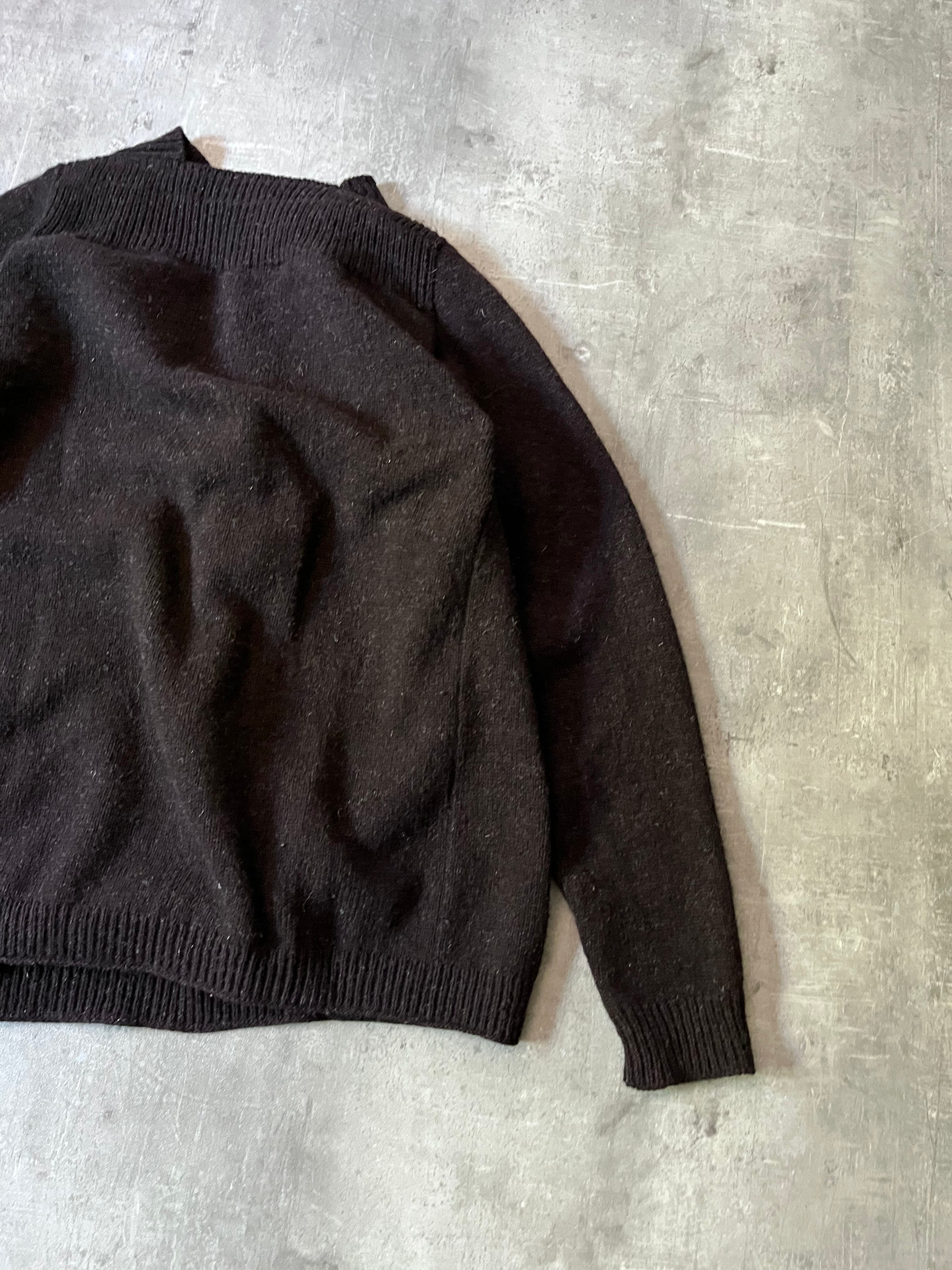 F/W 2020/21 Raf Simons Big Pin Wool Oversize Sweater Brown Men - XS