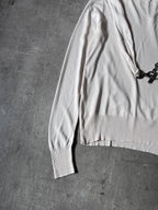 F/W 2007 Herms by Jean Paul Gaultier Cashmere Silk Sweater Beige Women - S