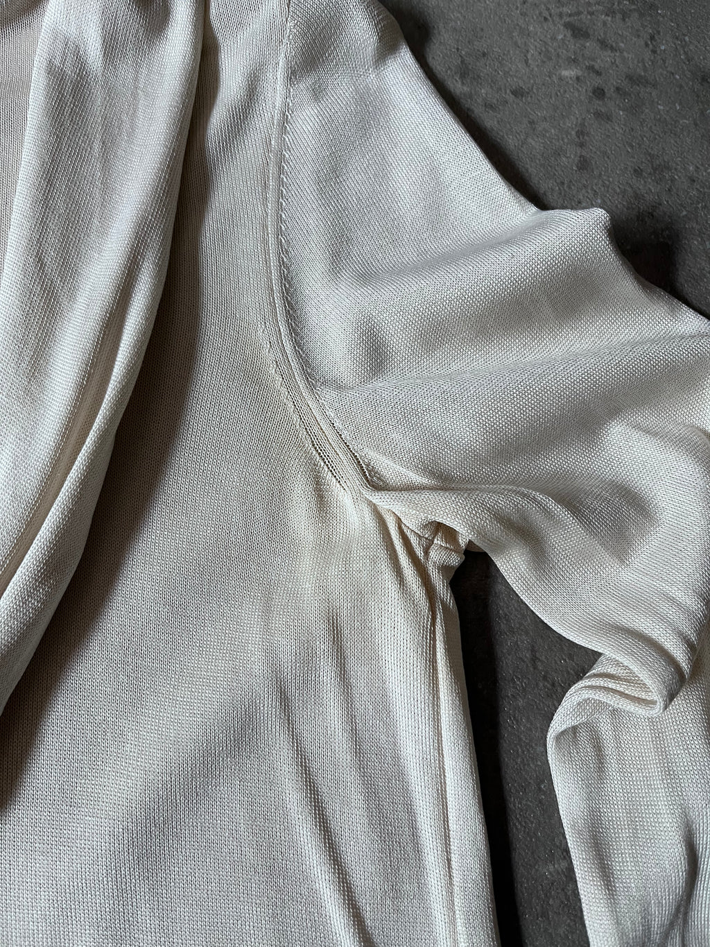 F/W 2007 Herms by Jean Paul Gaultier Cashmere Silk Sweater Beige Women - S