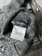 Chanel Deer Cashmere Turtleneck Sweater Grey Women - S