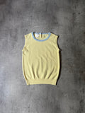 Chanel Vintage Cashmere Yellow Vest Sweater Women - M