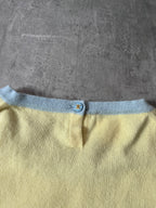 Chanel Vintage Cashmere Yellow Vest Sweater Women - M