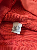 Hermes Deep V-Neck Cotton Silk Cardigan Sweater Orange Women - M