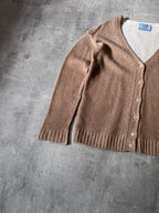 Prada Wool Cashmere Cardigan Sweater Brown Women - M
