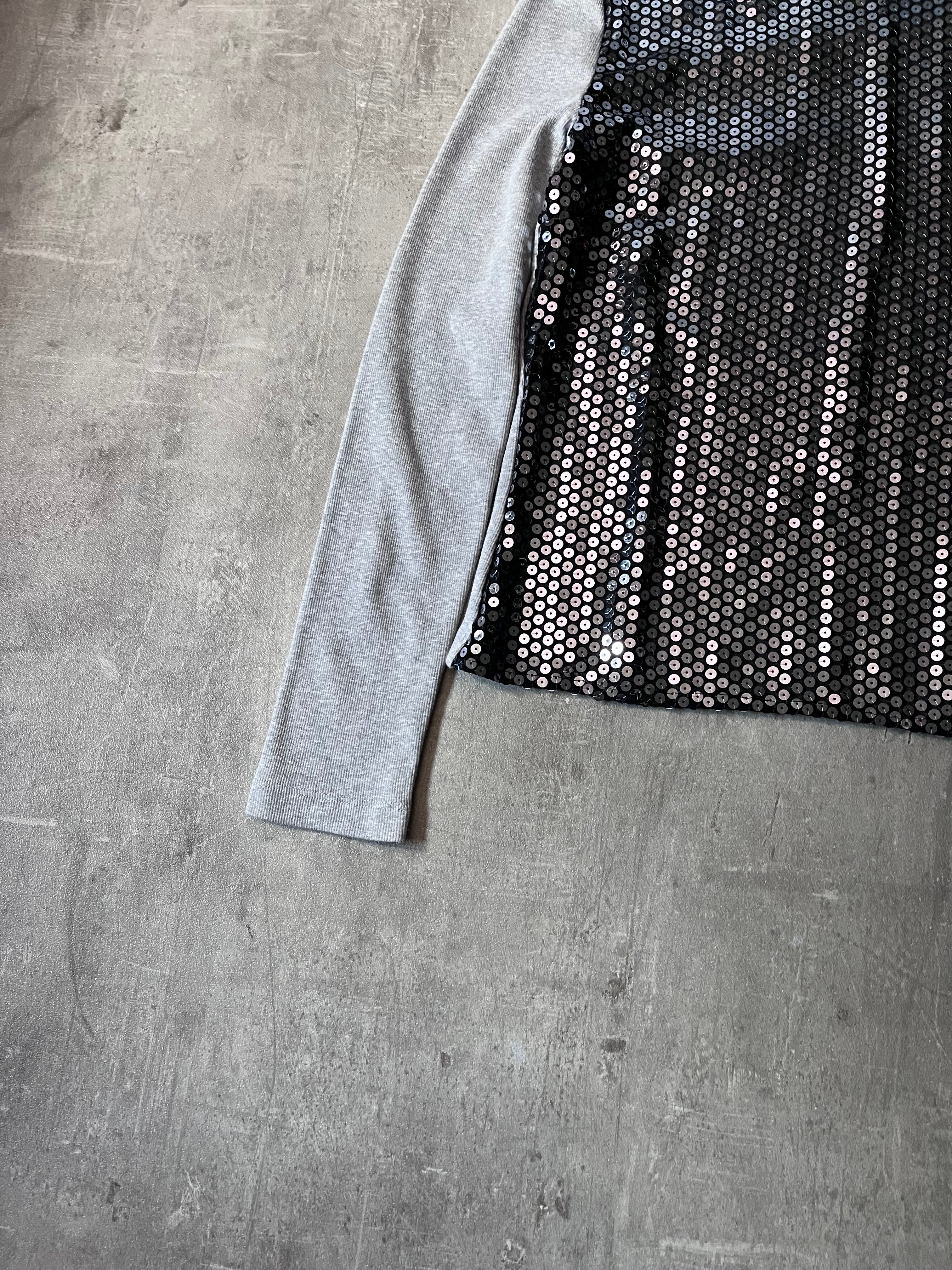 Dolce & Gabbana Sequin Turtleneck Sweater Grey Women - L