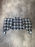 Comme des Garcons Tricot Checkered Cropped Shirt Black White Women - M