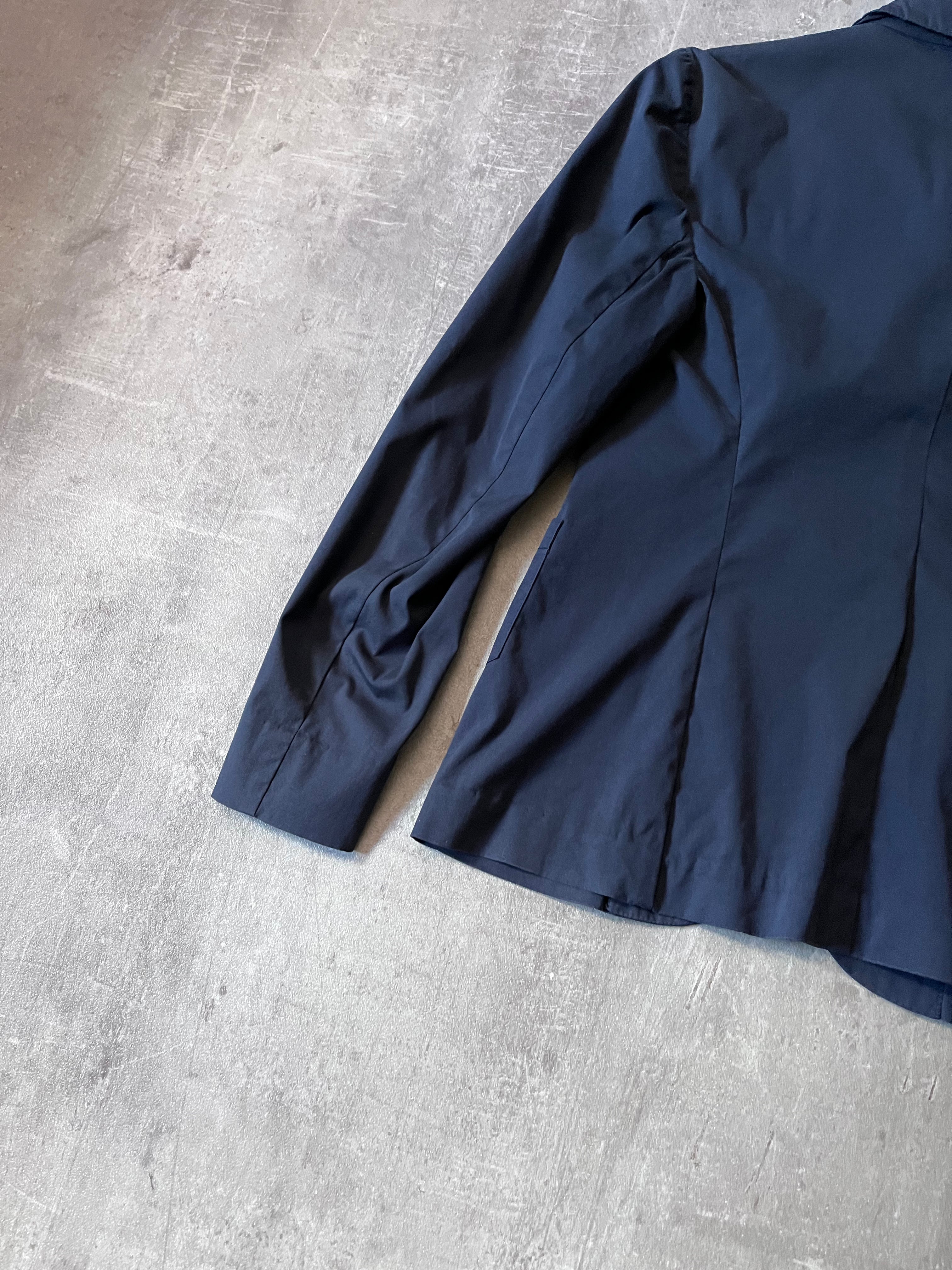 Miu Miu Vintage Light Cotton Blazer Jacket Navy Women - M