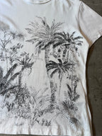 Christian Dior Tropical Print T-shirt White Women - L