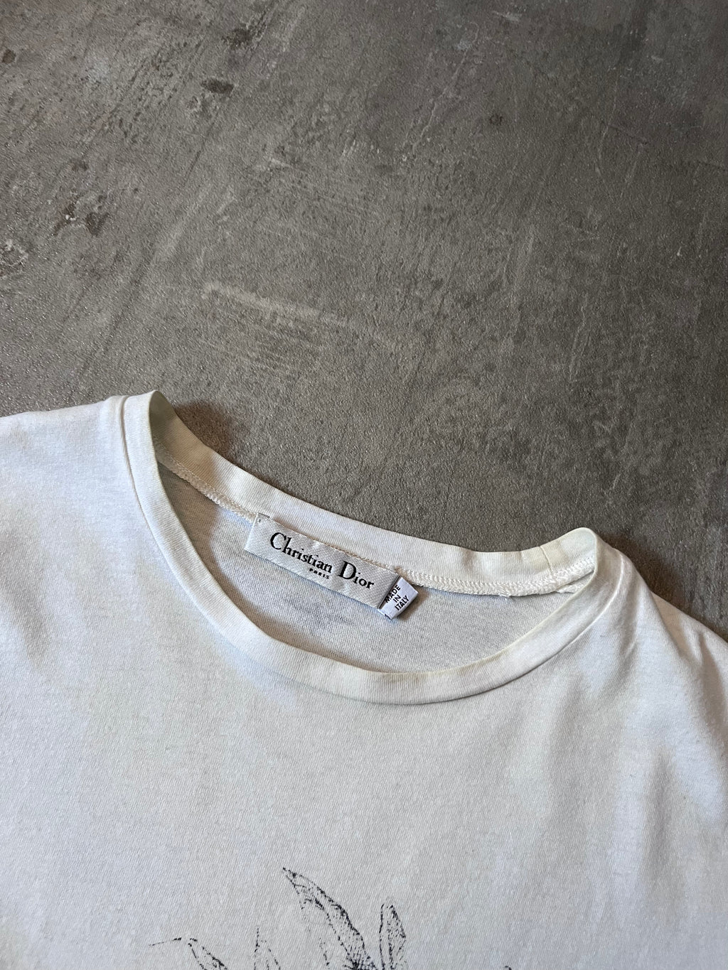 Christian Dior Tropical Print T-shirt White Women - L