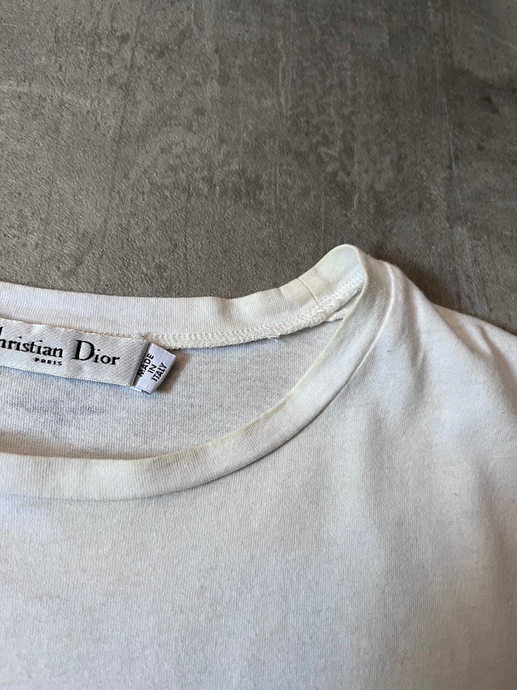 Christian Dior Tropical Print T-shirt White Women - L