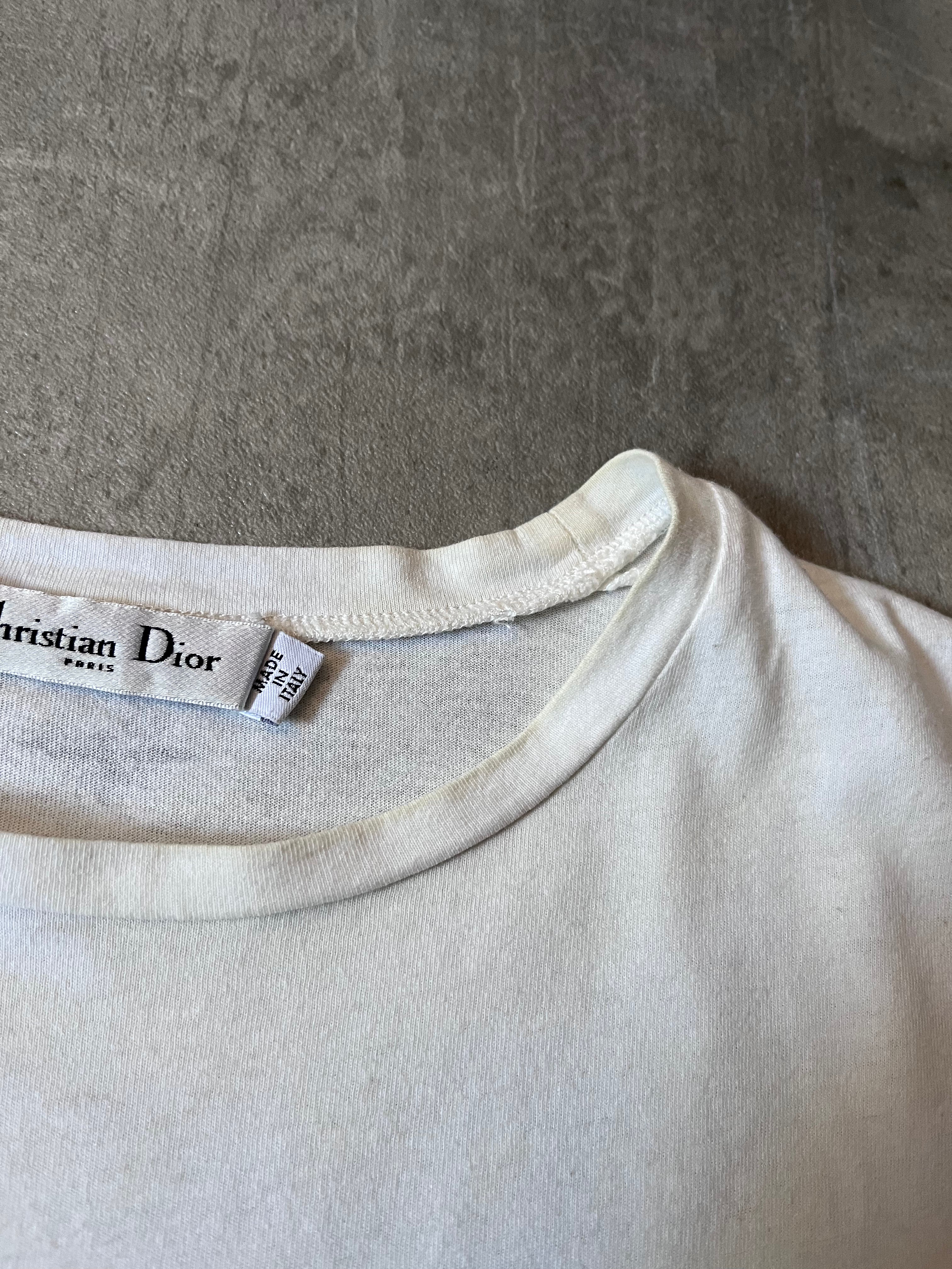 Christian Dior Tropical Print T-shirt White Women - L