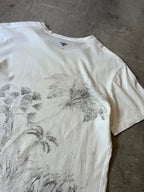 Christian Dior Tropical Print T-shirt White Women - L
