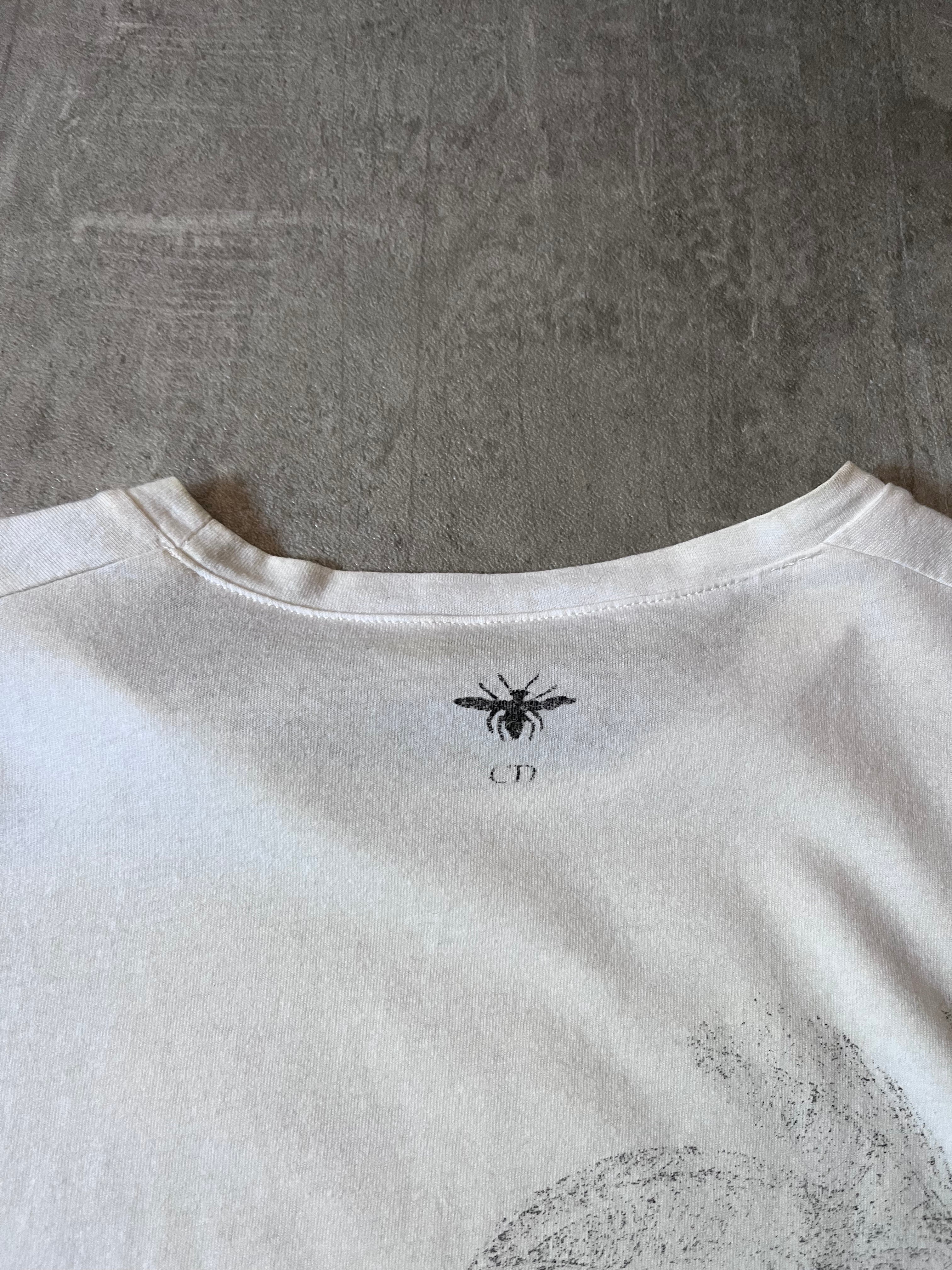 Christian Dior Tropical Print T-shirt White Women - L