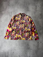 S/S 2001 Jean Paul Gaultier Floral Print Rayon Shirt Multicolor Women - XL