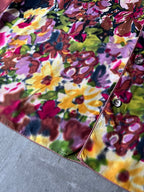 S/S 2001 Jean Paul Gaultier Floral Print Rayon Shirt Multicolor Women - XL