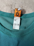 Jean Paul Gaultier Vintage Summery Beach Style Patches Mesh Top T-shirt Turquoise Unisex - M