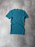 Jean Paul Gaultier Vintage Summery Beach Style Patches Mesh Top T-shirt Turquoise Unisex - M