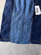 Dolce & Gabbana Wool Jeans Skirt Navy Women - XL
