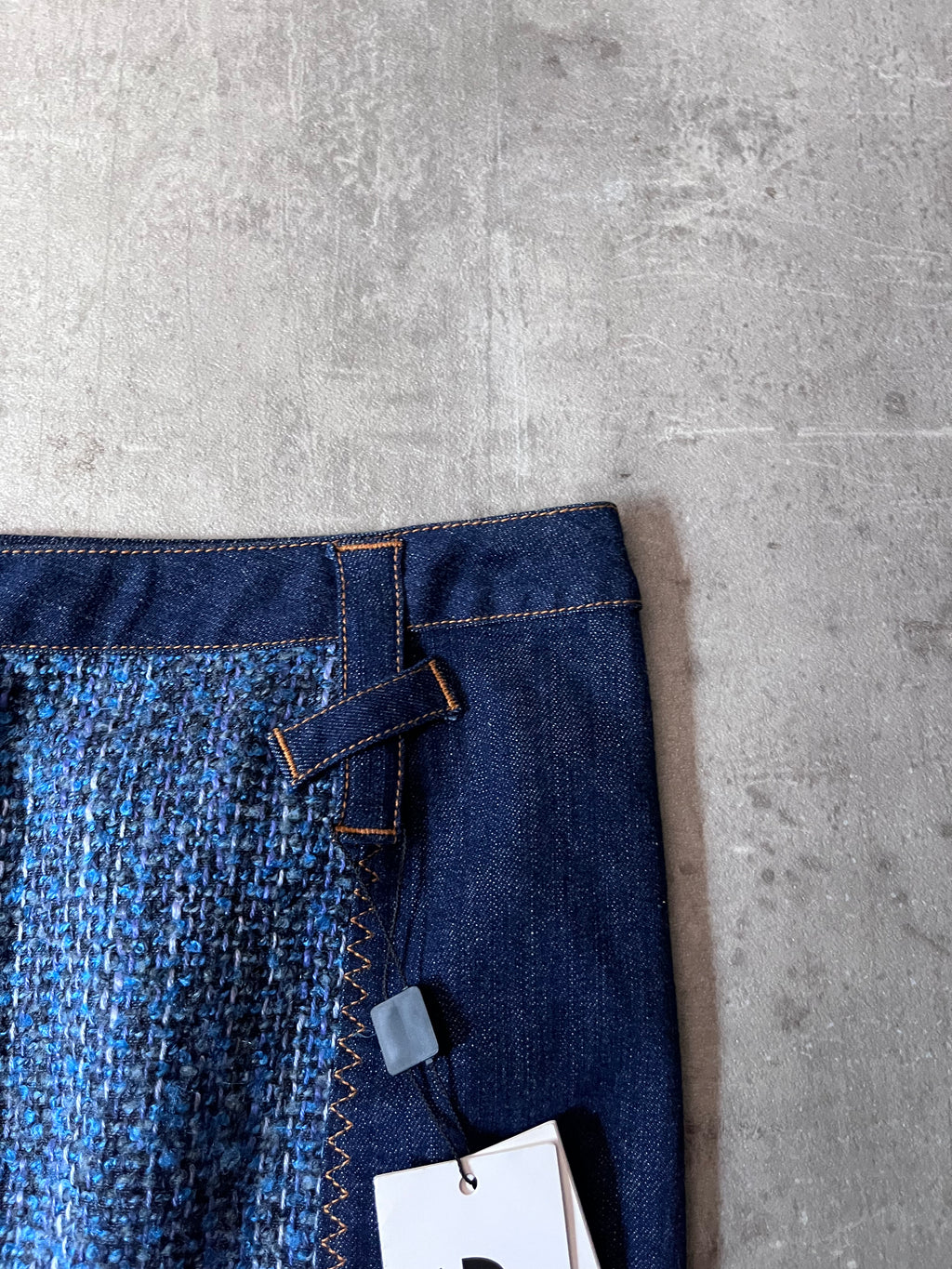 Dolce & Gabbana Wool Jeans Skirt Navy Women - XL