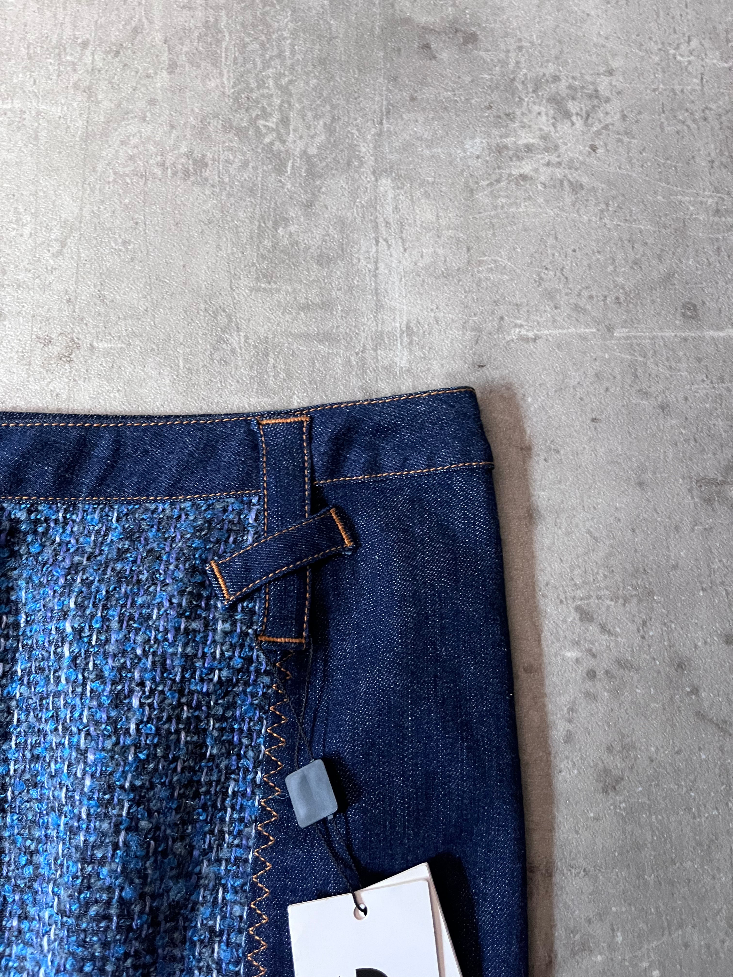 Dolce & Gabbana Wool Jeans Skirt Navy Women - XL