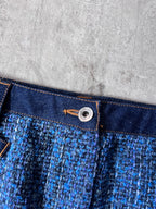 Dolce & Gabbana Wool Jeans Skirt Navy Women - XL