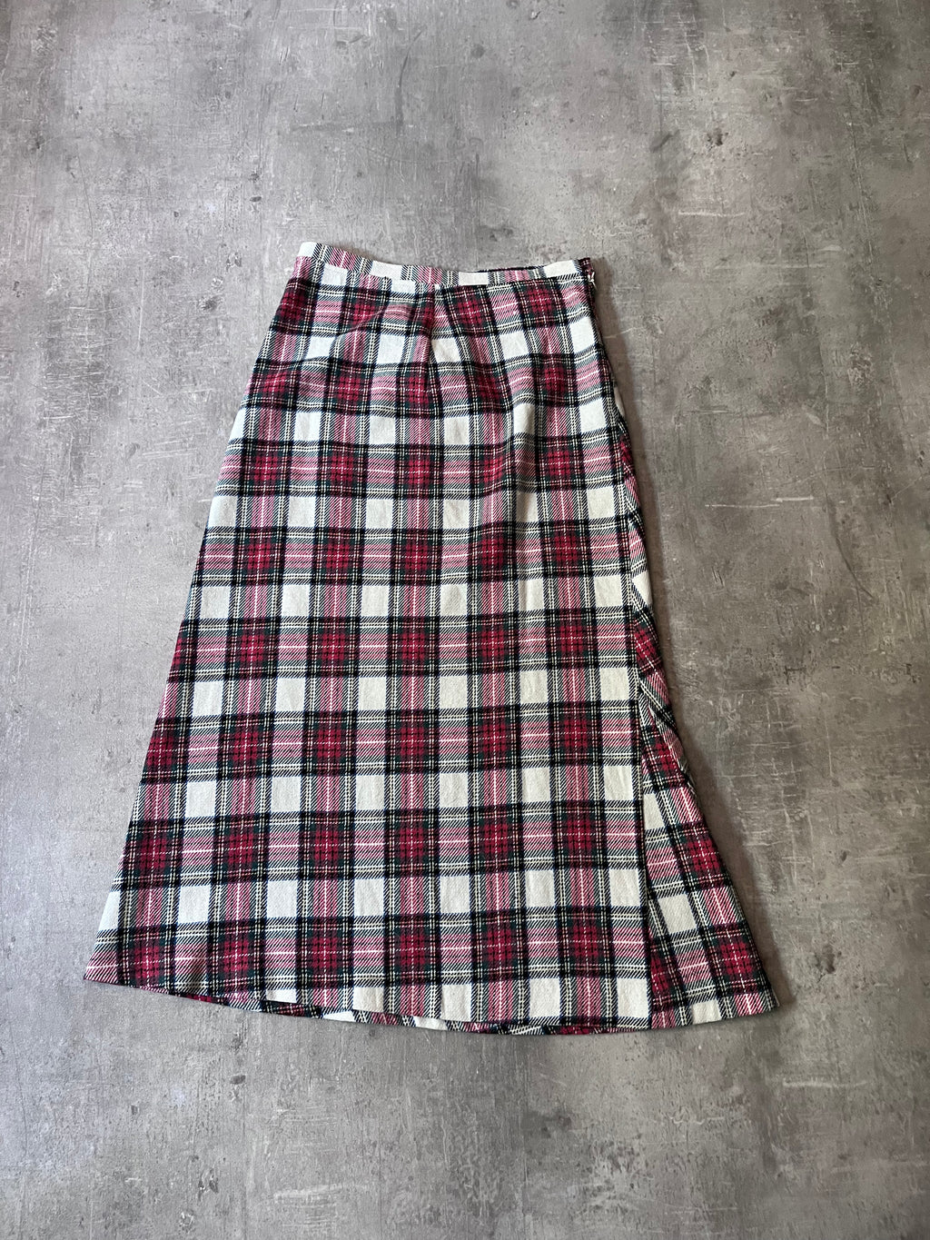 Yohji Yamamoto Y's Wool Checkered Skirt Multicolor Women - L