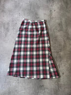 Yohji Yamamoto Y's Wool Checkered Skirt Multicolor Women - L