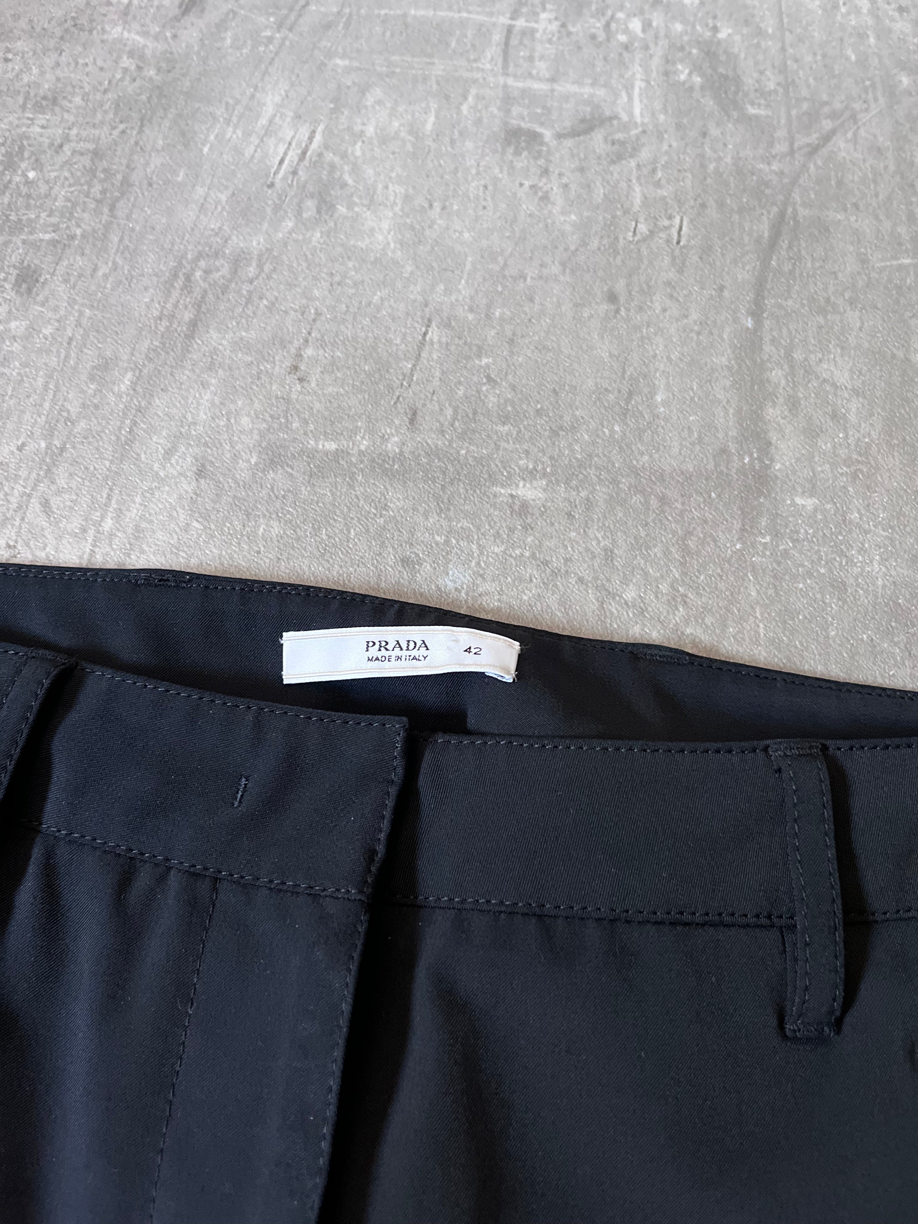 Prada Vintage Formal Pants Black Women - M