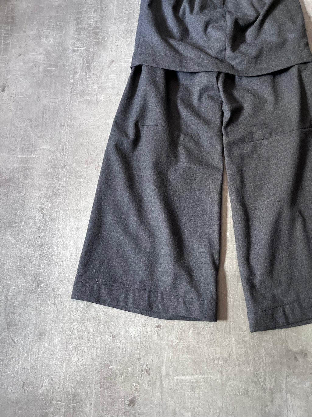 2006 Maison Margiela x H&M Wool Skirt-Pants Grey Women - M